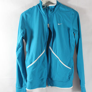 Blue Nike Dri-Fit Track Jacket